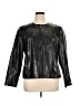 First Issue by Liz Claiborne Metallic Black Jacket Size 16 - photo 1