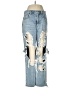 American Eagle Outfitters Graphic Blue Jeans Size 8R - photo 1