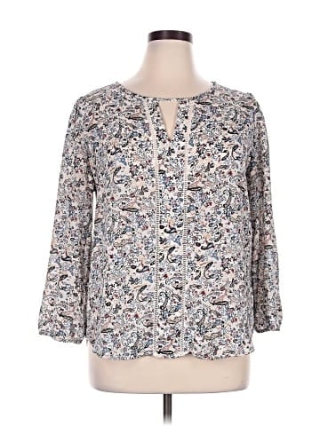 Collective Concepts 3/4 Sleeve Blouse (view 1)