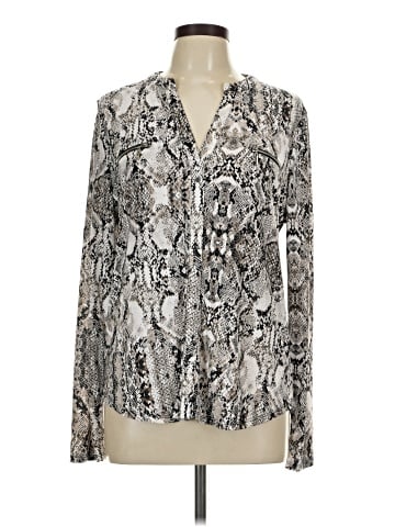 INC International Concepts Long Sleeve Blouse (view 1)