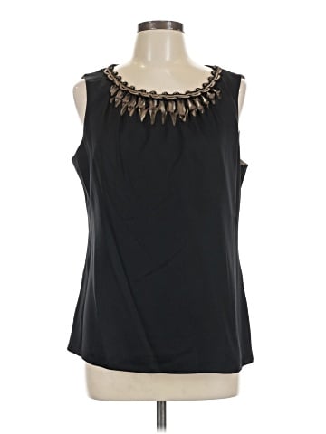 Elie Tahari Sleeveless Silk Top (view 1)