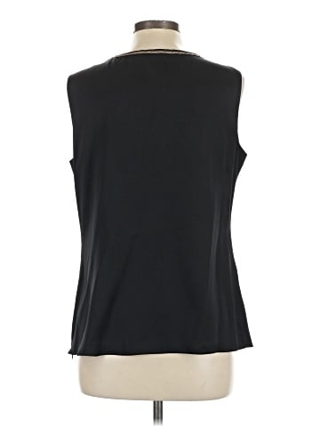 Elie Tahari Sleeveless Silk Top (view 2)