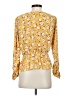 Dynamite 100% Polyester Yellow Long Sleeve Blouse Size S - photo 2
