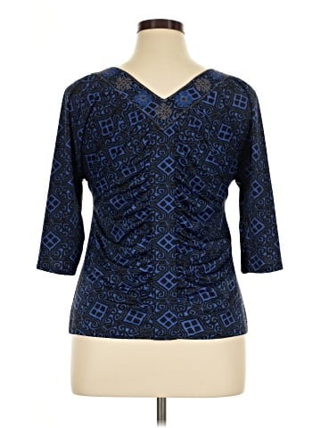 INC International Concepts 3/4 Sleeve Blouse (view 2)