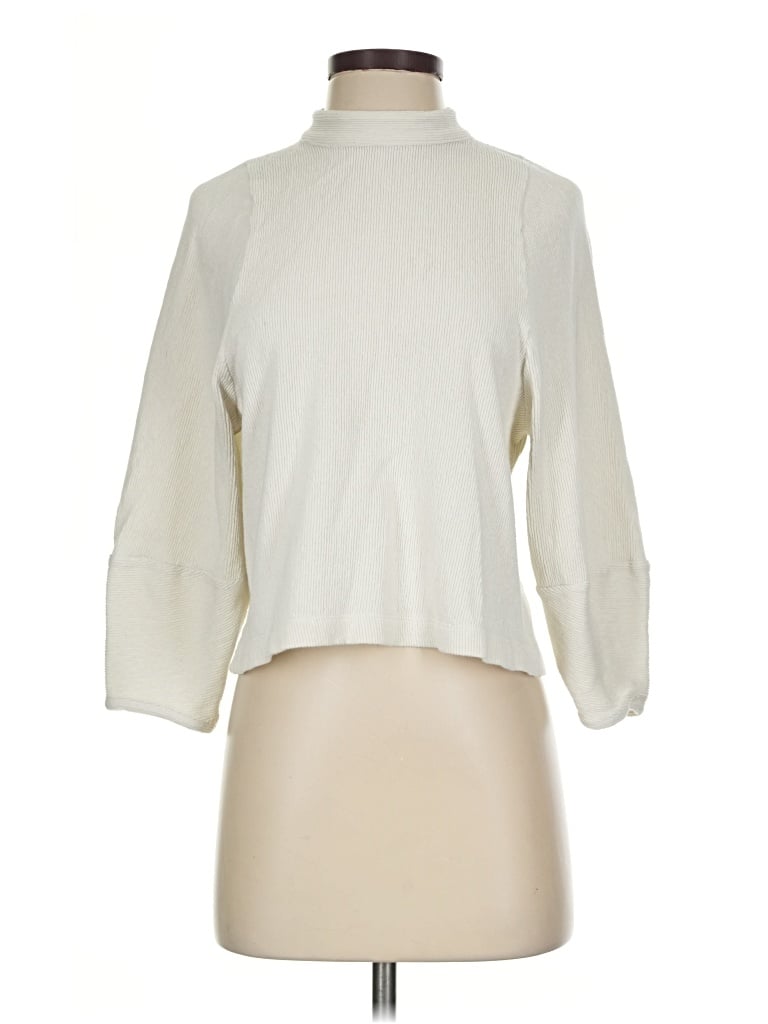 Pre-owned Texture & Thread Madewell Turtleneck Sweater In Ivory