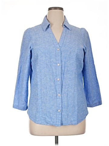 Appraisal 3/4 Sleeve Button-Down Shirt (view 1)