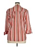 Cocomo Stripes Red 3/4 Sleeve Button-Down Shirt Size XL - photo 2