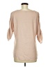 Ann Taylor 100% Polyester Tan 3/4 Sleeve Blouse Size M - photo 2