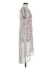 Torrid 100% Polyester Print Ivory Casual Dress Size Med Plus (00) - photo 4