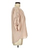 Ann Taylor 100% Polyester Tan 3/4 Sleeve Blouse Size M - photo 4