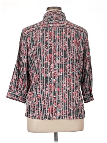Christopher & Banks 3/4 Sleeve Button-Down Shirt (view 2)