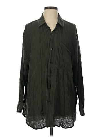 Eileen Fisher Long Sleeve Button-Down Shirt (view 1)