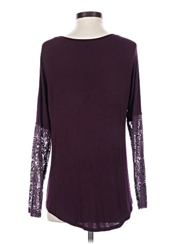 Bordeaux 3/4 Sleeve T-Shirt (view 2)