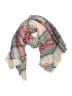 Unbranded Plaid Gray Scarf One size - photo 1
