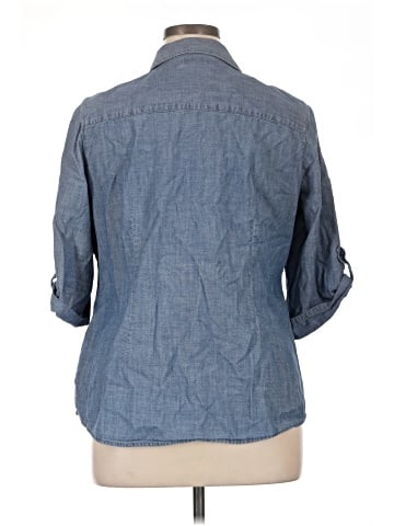 Coldwater Creek 3/4 Sleeve Button-Down Shirt (view 2)