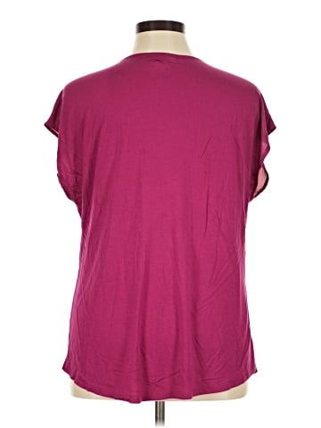 INC International Concepts Short Sleeve Blouse (view 2)
