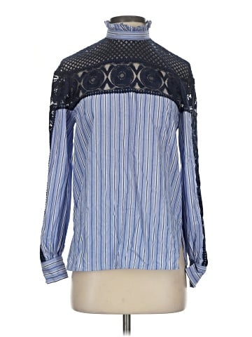 Sandro Long Sleeve Blouse (view 1)