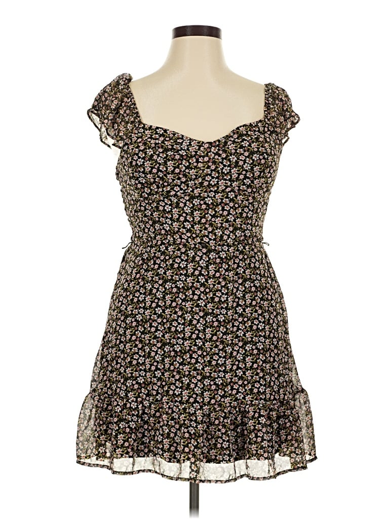 Pre-owned Lily Rose Casual Dress In Brown