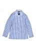 IZOD Checkered-gingham Blue Long Sleeve Button-Down Shirt Size 7 - photo 1