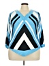 Ilu Ilu Blue 3/4 Sleeve Blouse Size 3X - photo 1