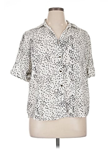 Anne Klein Short Sleeve Blouse (view 1)