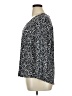 Vince Camuto Animal Print Silver 3/4 Sleeve Blouse Size XL - photo 5