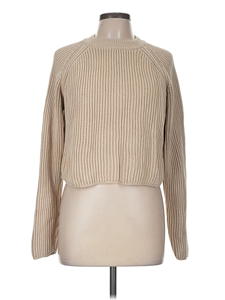 Pre-owned All:row Turtleneck Sweater In Tan