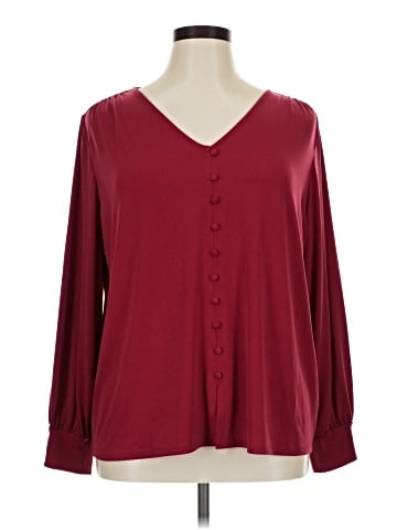 Calvin Klein Long Sleeve Blouse (view 1)