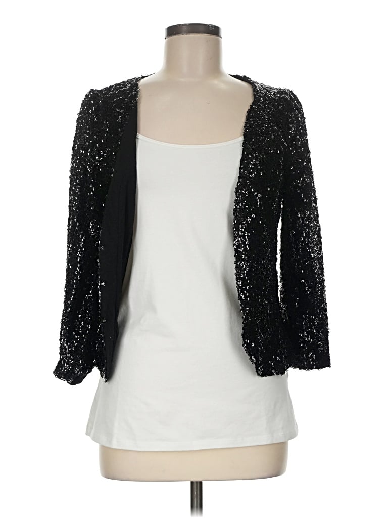 Pre-owned Inc International Concepts Jacket In Black
