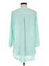 Cato 100% Polyester Teal 3/4 Sleeve Blouse Size M - photo 2