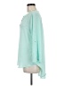 Cato 100% Polyester Teal 3/4 Sleeve Blouse Size M - photo 5