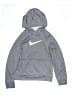 Nike 100% Polyester Gray Pullover Hoodie Size L (kids) - photo 1