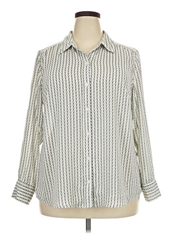 INC International Concepts Long Sleeve Blouse (view 1)
