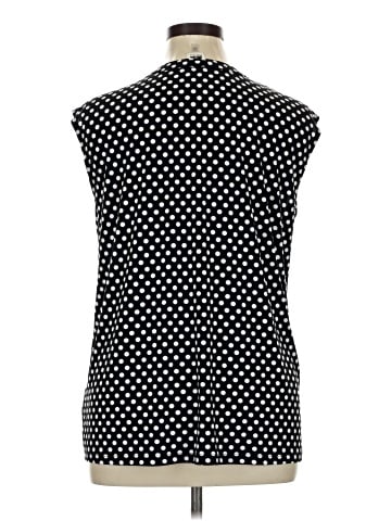 Anne Klein Sleeveless Button-Down Shirt (view 2)
