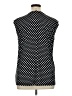 Anne Klein Polka Dots Black Sleeveless Button-Down Shirt Size 1X - photo 2