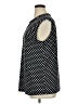 Anne Klein Polka Dots Black Sleeveless Button-Down Shirt Size 1X - photo 5