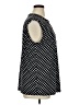 Anne Klein Polka Dots Black Sleeveless Button-Down Shirt Size 1X - photo 4