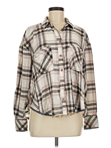 BDG Long Sleeve Button-Down Shirt (view 1)