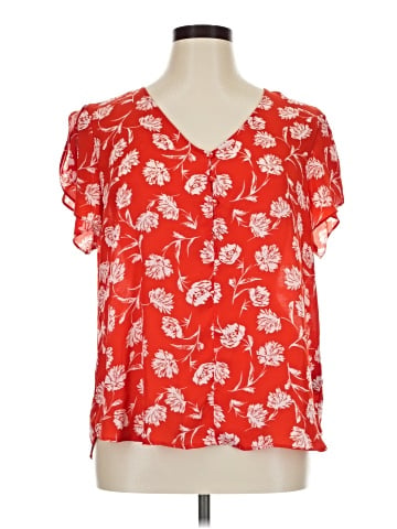 PREMISE Short Sleeve Blouse (view 1)