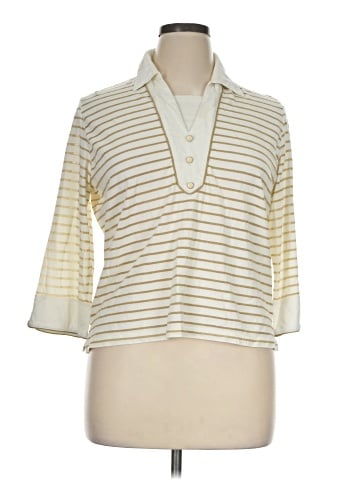 Draper's & Damon's 3/4 Sleeve Top (view 1)