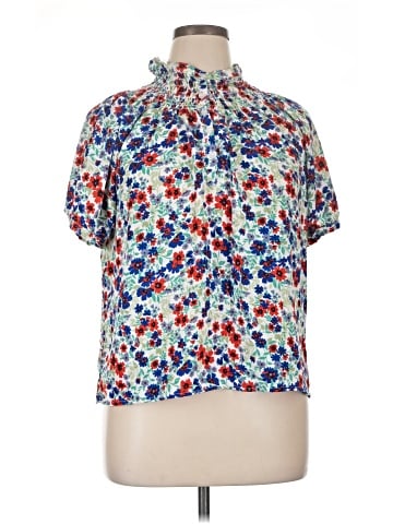 Kathy Ireland Short Sleeve Blouse (view 1)