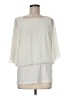 Chaus 100% Polyester Ivory 3/4 Sleeve Blouse Size M - photo 1