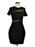 Express Solid Black Cocktail Dress Size 6 - photo 1