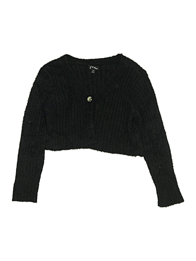 Pre-owned Art Class Kids' Cardigan Sweater In Black