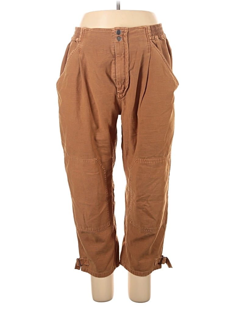 Pre-owned Pilcro Cargo Pants In Brown