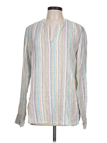 MADE IN ITALY Long Sleeve Blouse (view 1)
