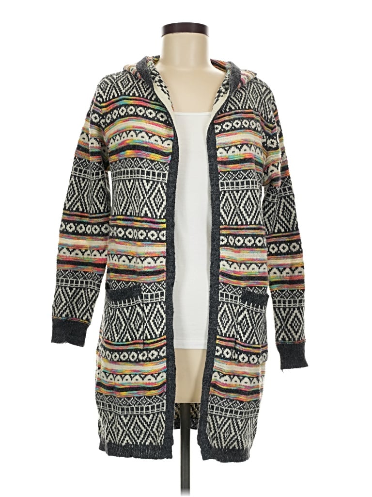 Pre-owned Monteau Cardigan Sweater In Gray