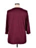 Notations Burgundy 3/4 Sleeve Blouse Size 1X - photo 2