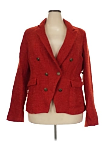 Aqua Wool Blazer (view 1)