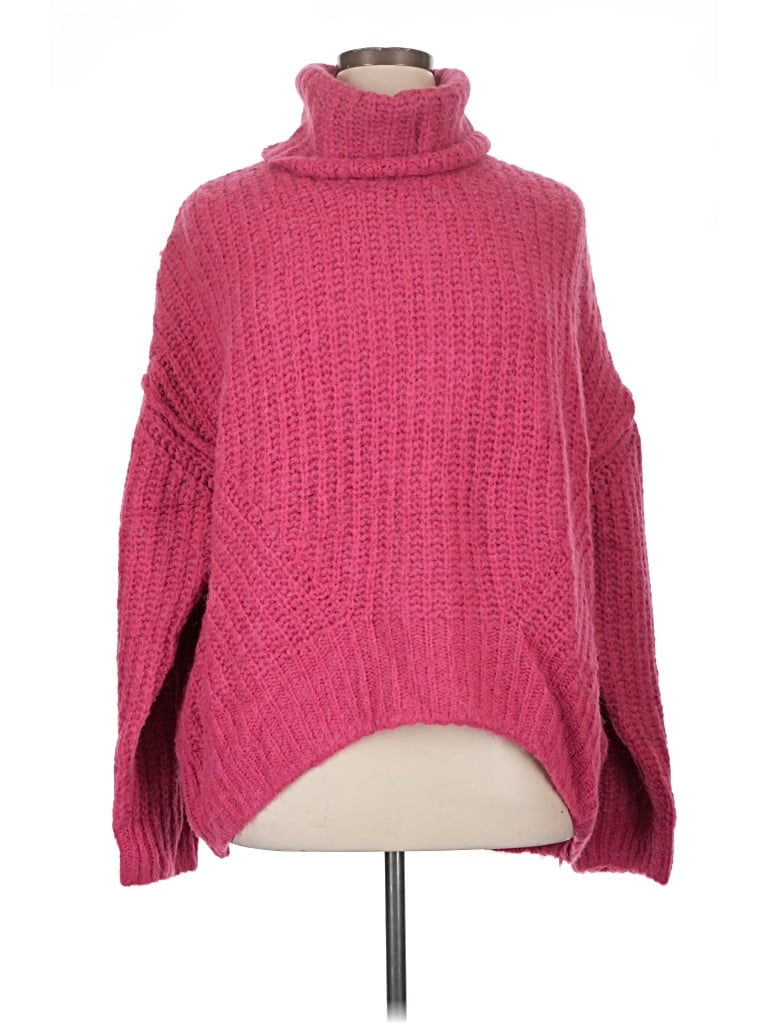 Pre-owned Lita By Ciara Turtleneck Sweater In Pink
